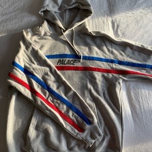 Palace Skateboards S Line Oversized hoodie Grey